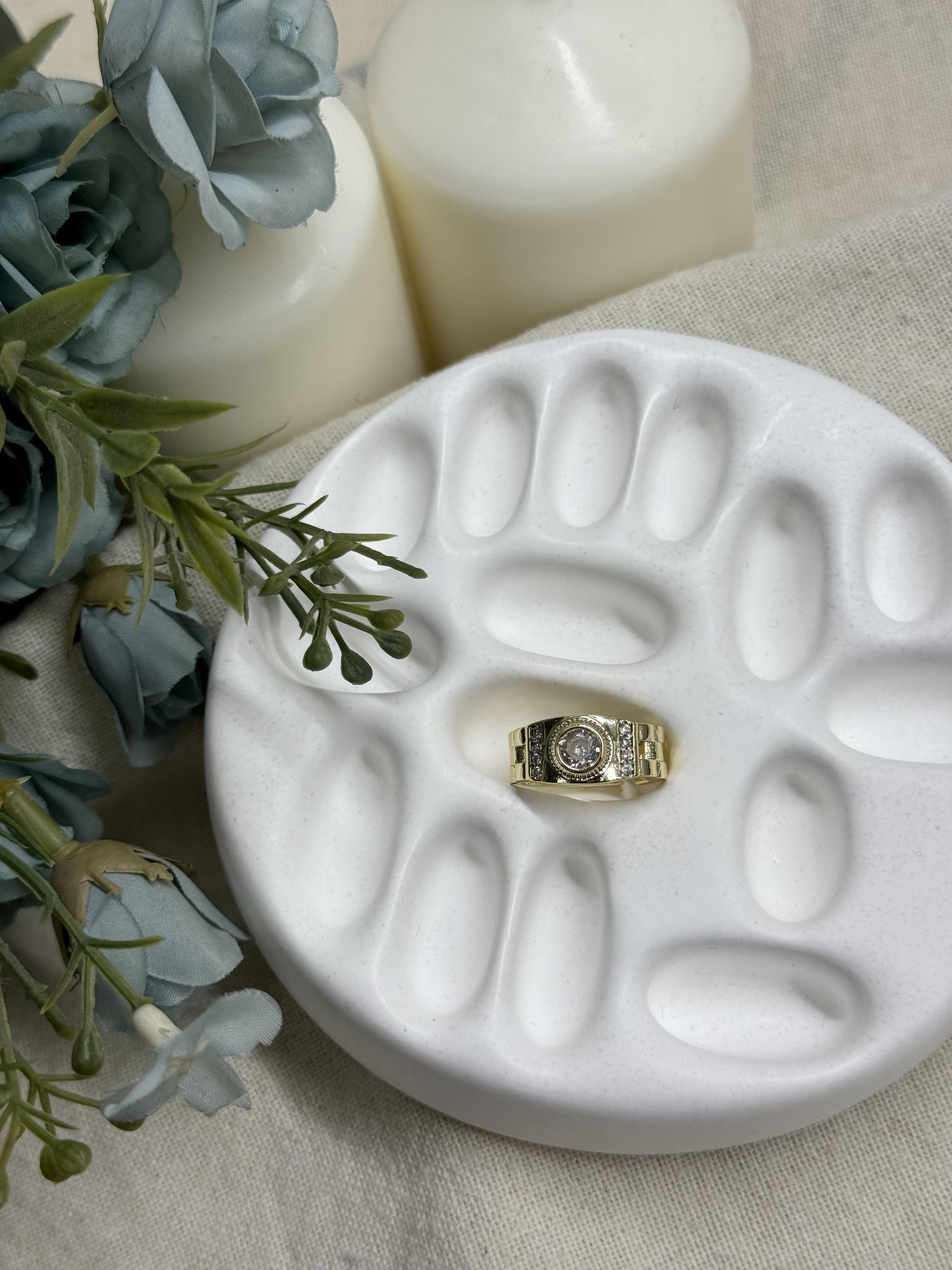 Gömme Tektaş Model Yüzük