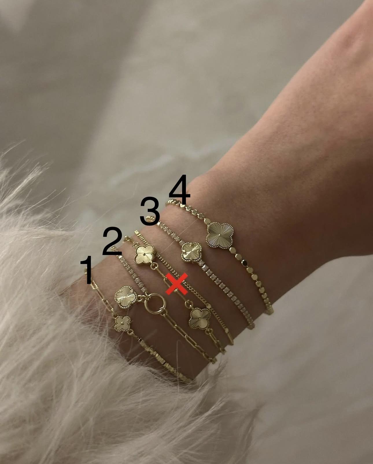 VIP Gold Çıtır Yonca Bileklik